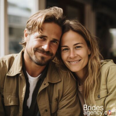 a photo of an American-Bulgarian couple